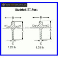 Anping high quality T shape post